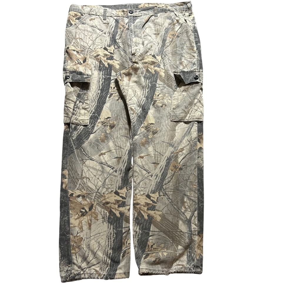 Liberty Cargo Pants Mens 42x30 Realtree Hardwoods Camo Outdoor Utility Hunting